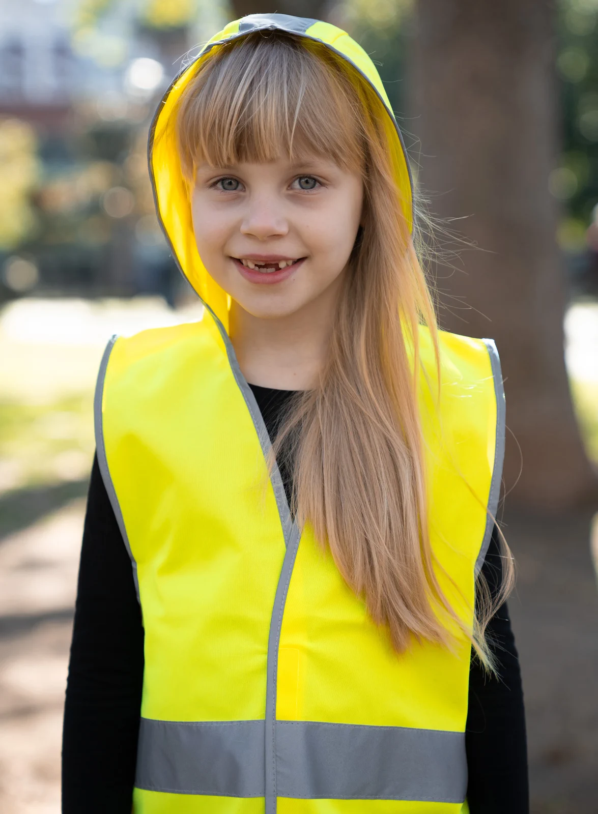 korntex-kxkwh-kids-hooded-hi-vis-safety-vest-odense-signalyellow-model-0 Korntex Kids´ Hooded Hi-Vis Safety Vest Odense