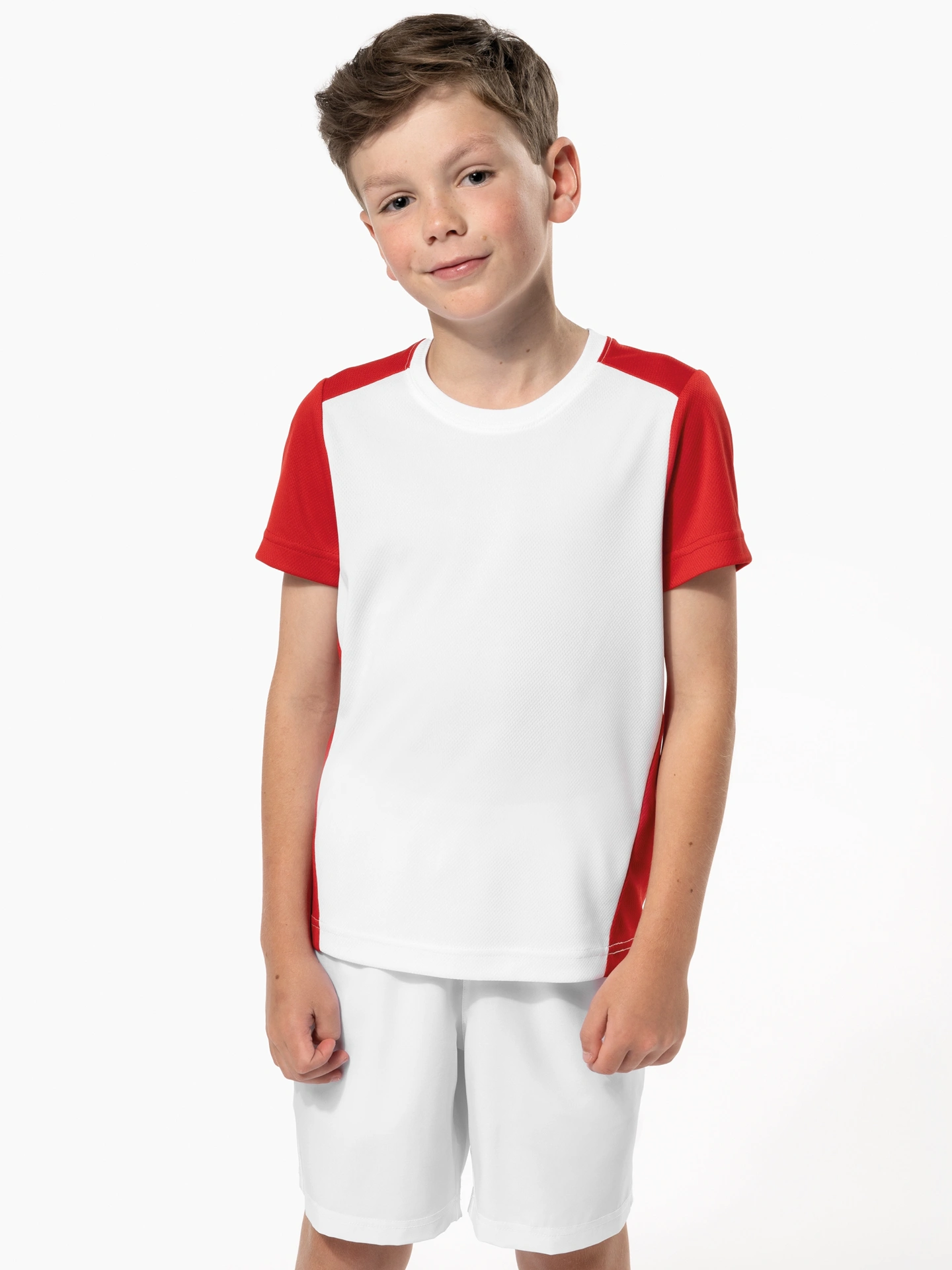Kariban Kinder Kontrast Sport Shirt