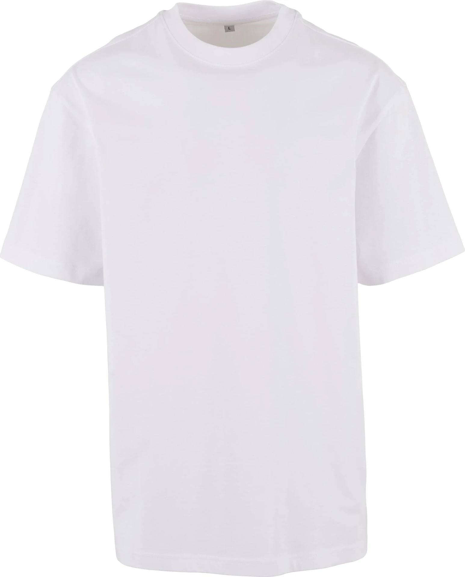 BYB-BY310-tall-t-shirt-white-front-4 Build Your Brand Tall Tee