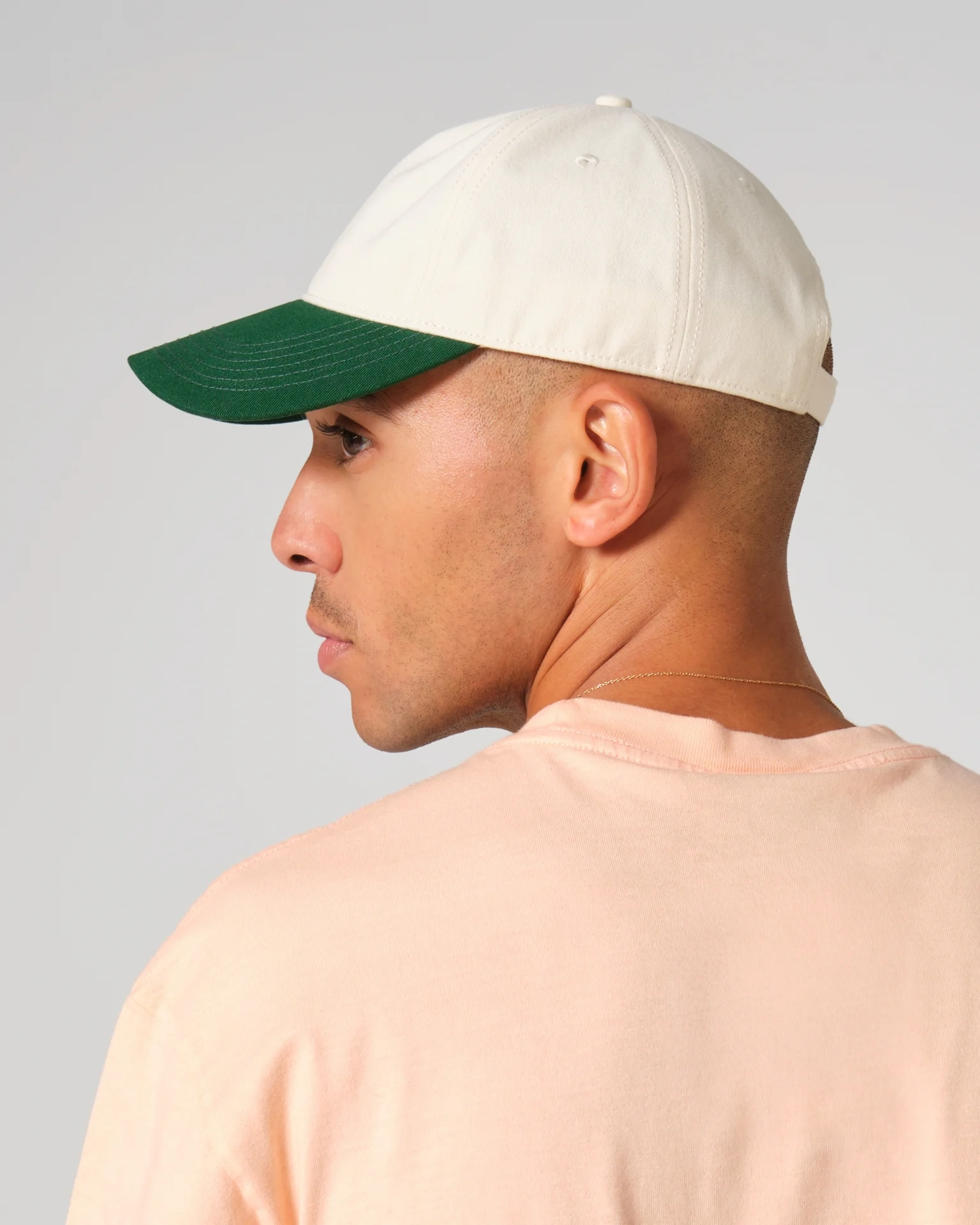beechfield-B67-contrast-peak-leisure-cap-model-0 Beechfield Contrast Peak Leisure Cap