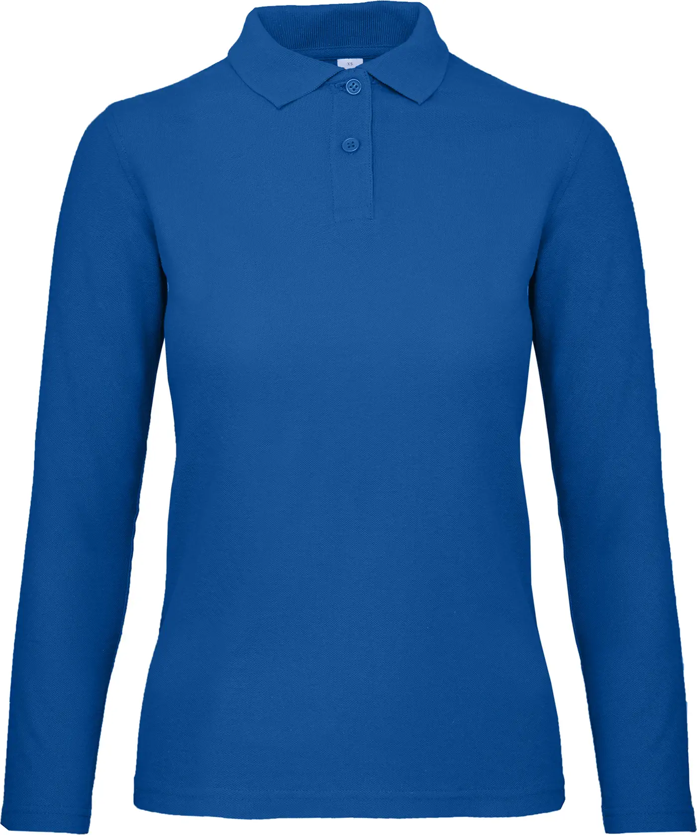 BC-PWI13-ID001-LSL-women-royalblue-0 B&C Long Sleeve Polo ID.001 Women