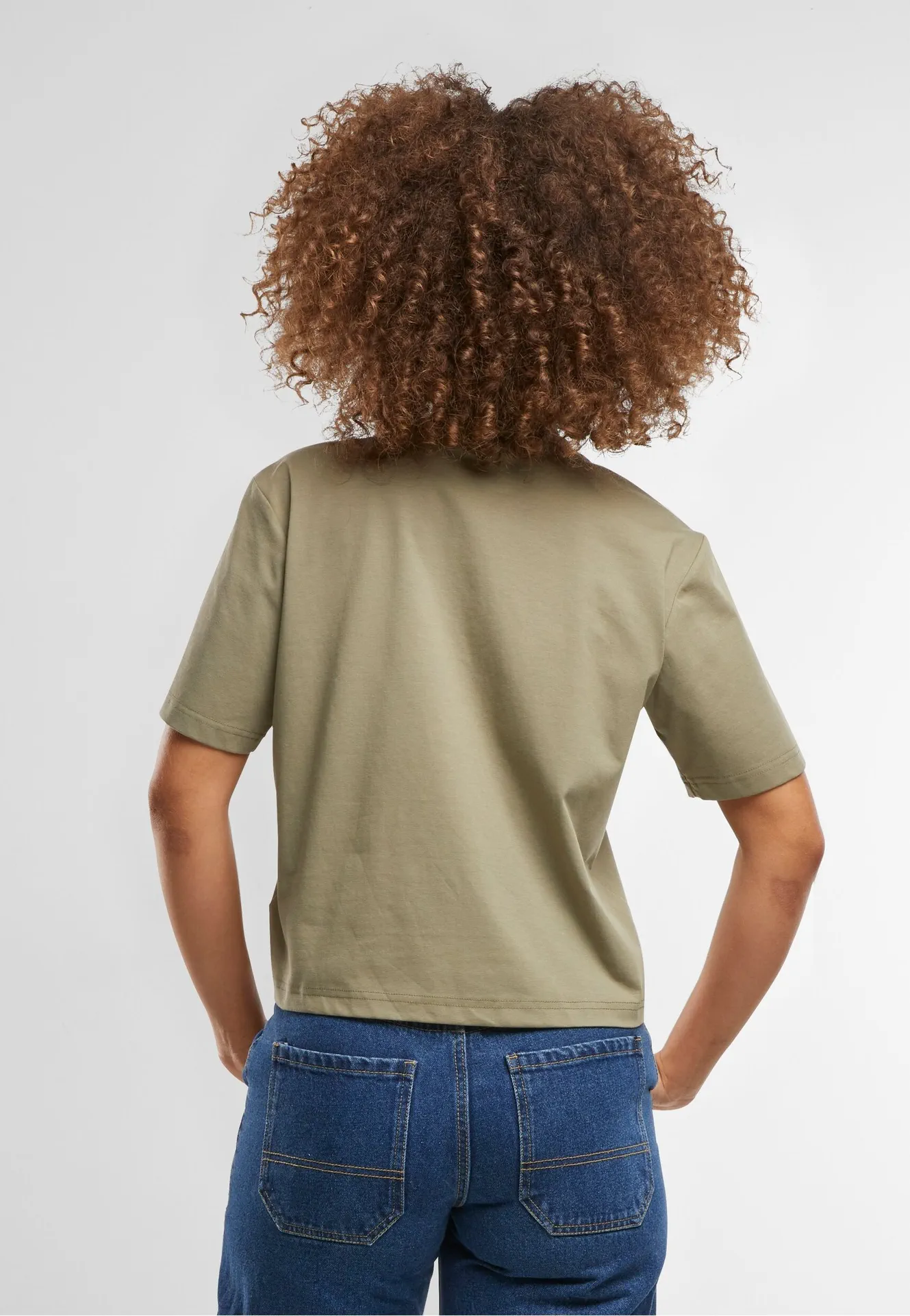 Build Your Brand Sorona® Ladies Regular Boxy Tee