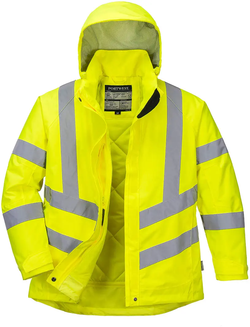 PORTWEST LW74 Damen Warnschutz Winterjacke PORTWEST LW74 Damen Warnschutz Winterjacke