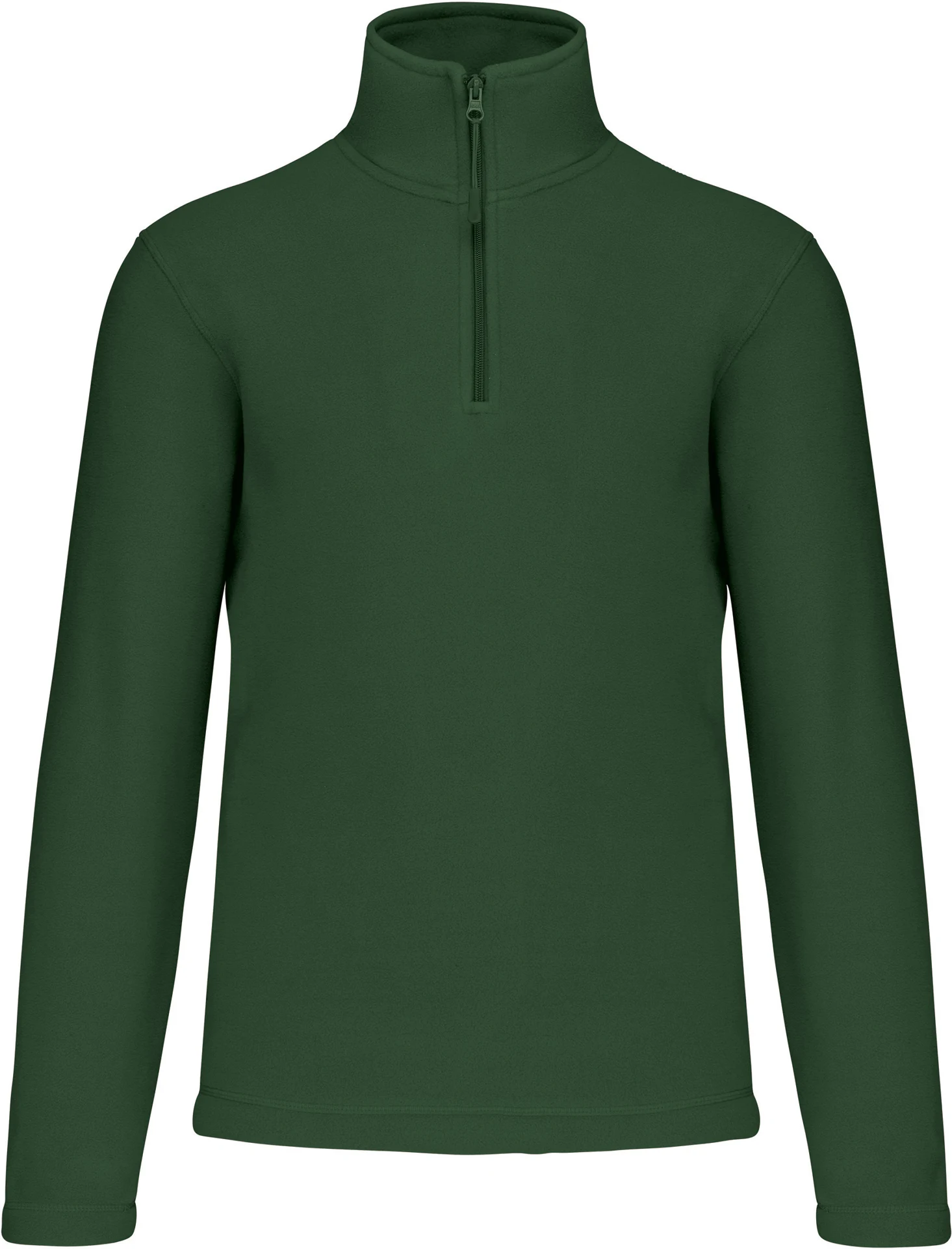 kariban-K912-microfleece-pullover-mit-viertel-zip-enzo-forestgreen-front-3 Kariban Microfleece Pullover mit 1/4 Zip "Enzo"