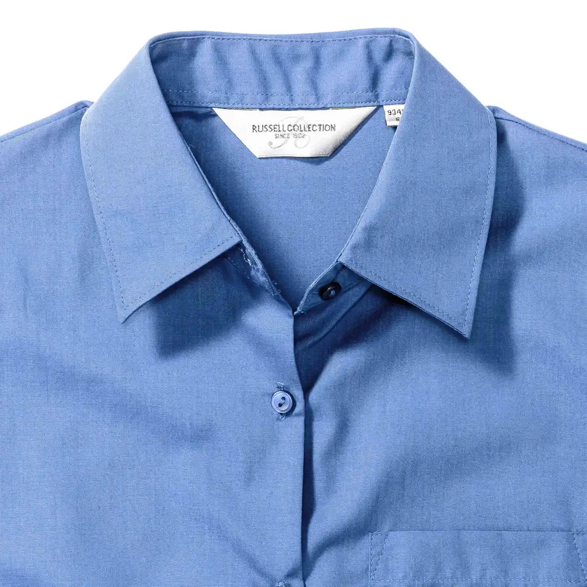Russell Ladies Long Sleeve Polycotton Easy Care Poplin Shirt