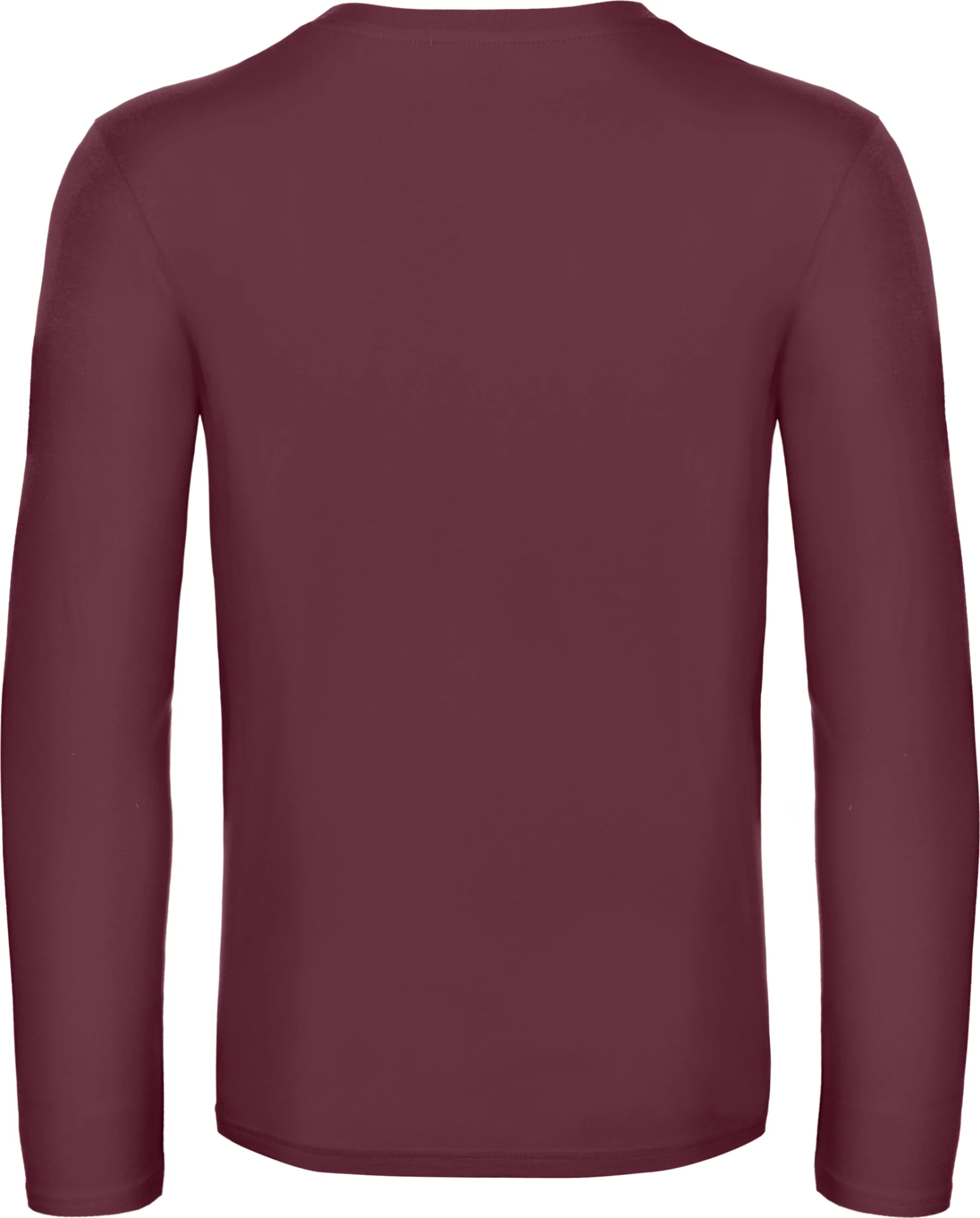 BC-TU07T-TShirt-E190-LSL-burgundy-2 B&C T-Shirt #E190 Long Sleeve