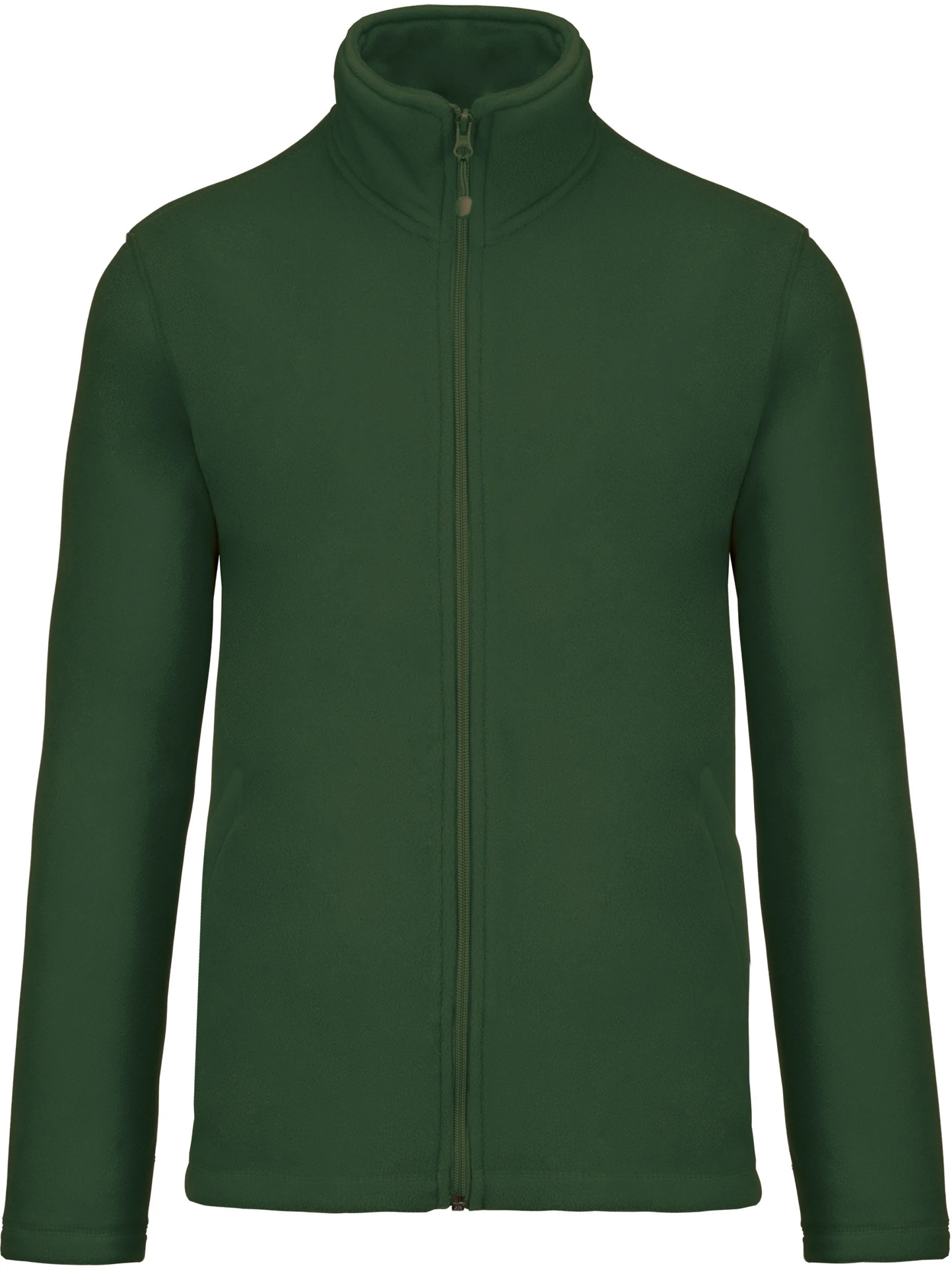 kariban-K911-microfleece-jacke-falco-forestgreen-front-3 Kariban Microfleece Jacke "Falco"