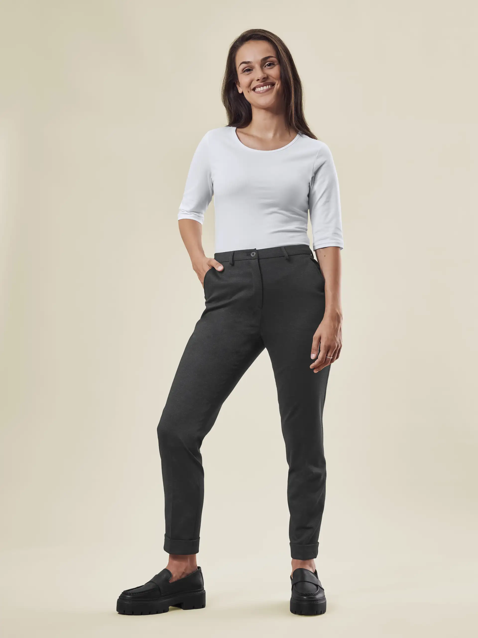 GREIFF Damen Jerseyhose CASUAL Regular Fit