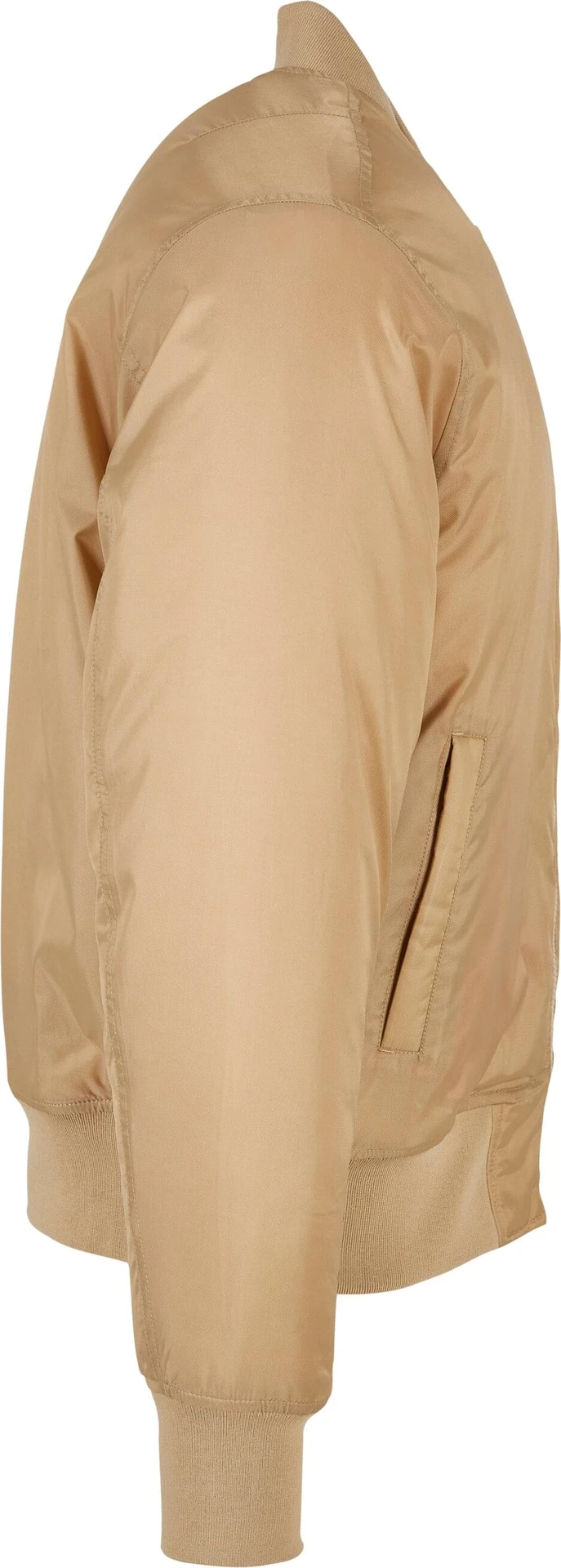 BYB-BY030-bomber-jacket-beige-right-8 Build Your Brand Bomber Jacket