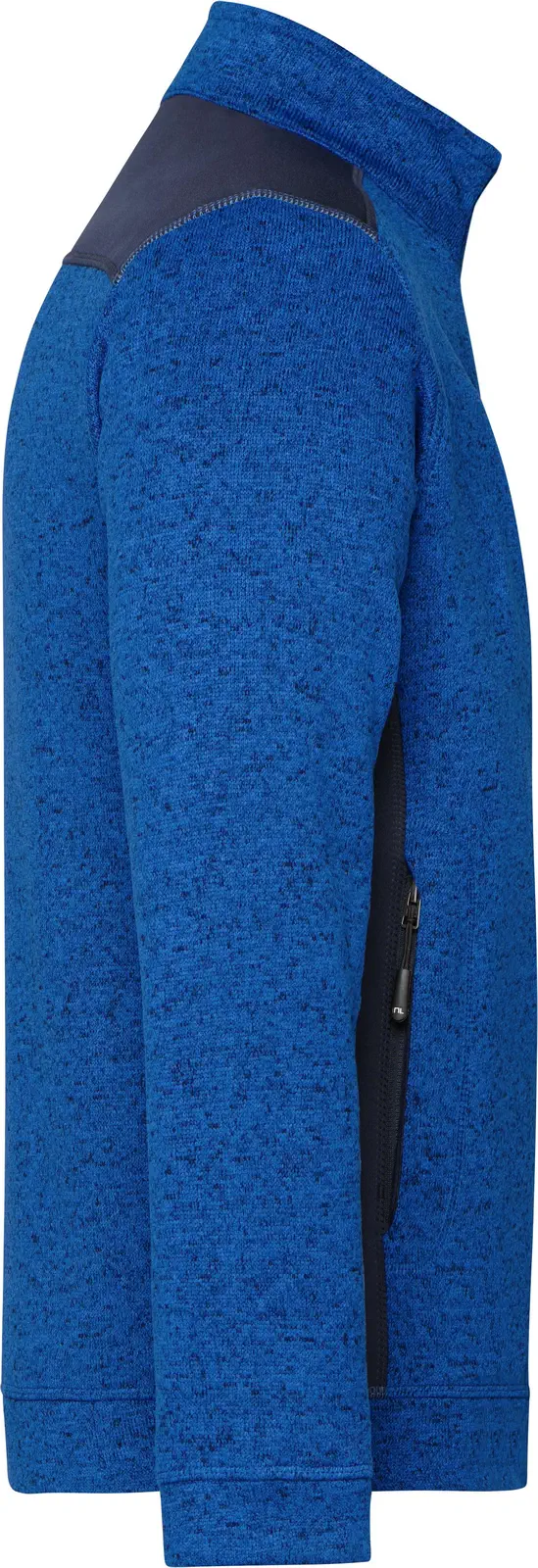 James & Nicholson Men's Knitted Workwear Fleece Jacket -STRONG-