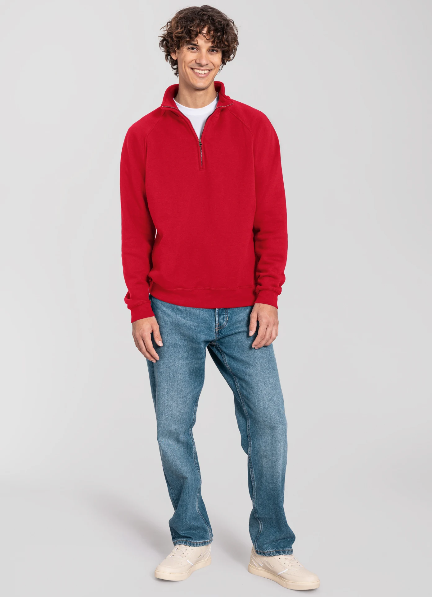 F.O.L. Iconic Premium Zip Neck Sweat