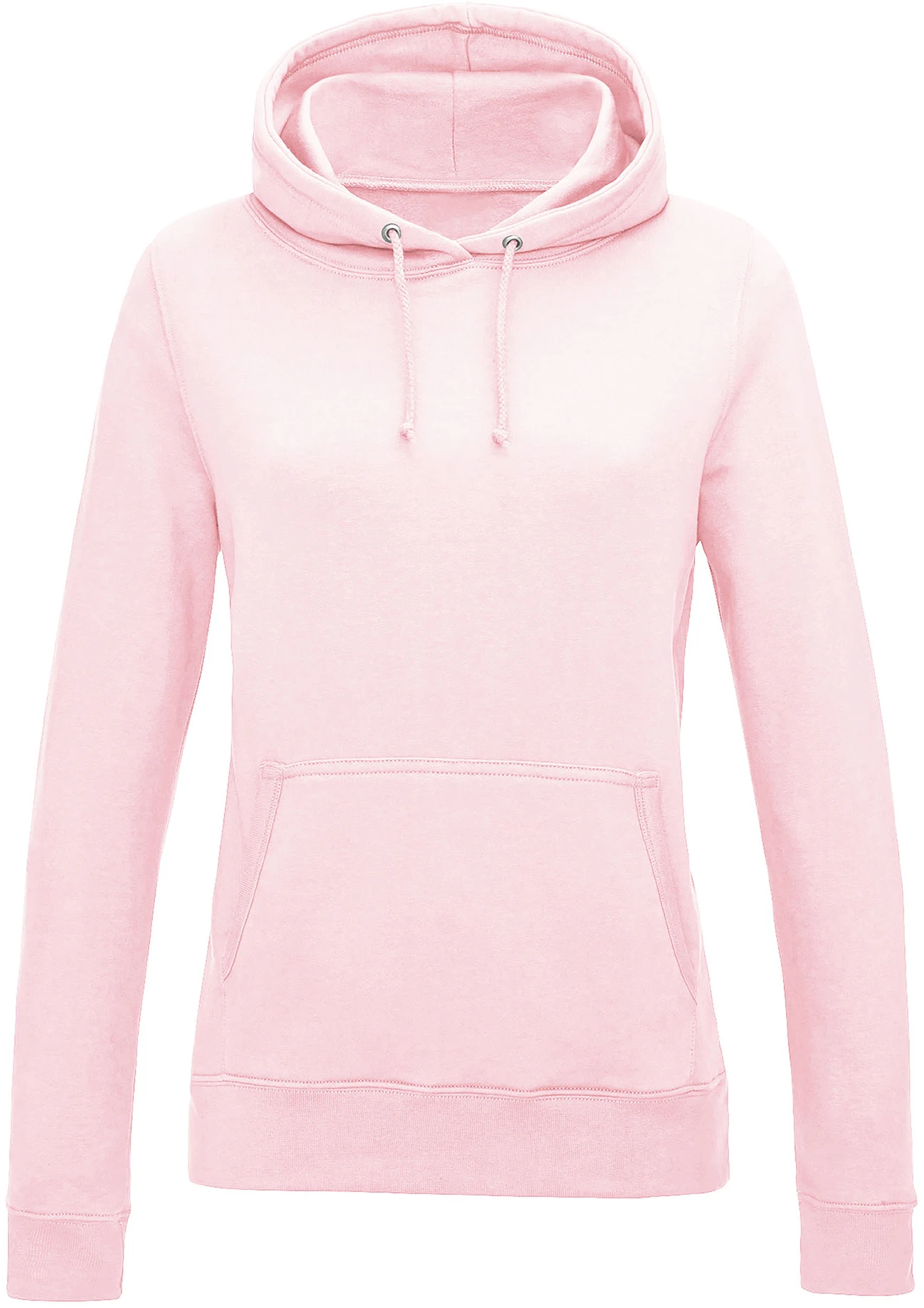 justhoods-jh001f-womens-college-hoodie-babypink-front-1 Just Hoods Women's College Hoodie