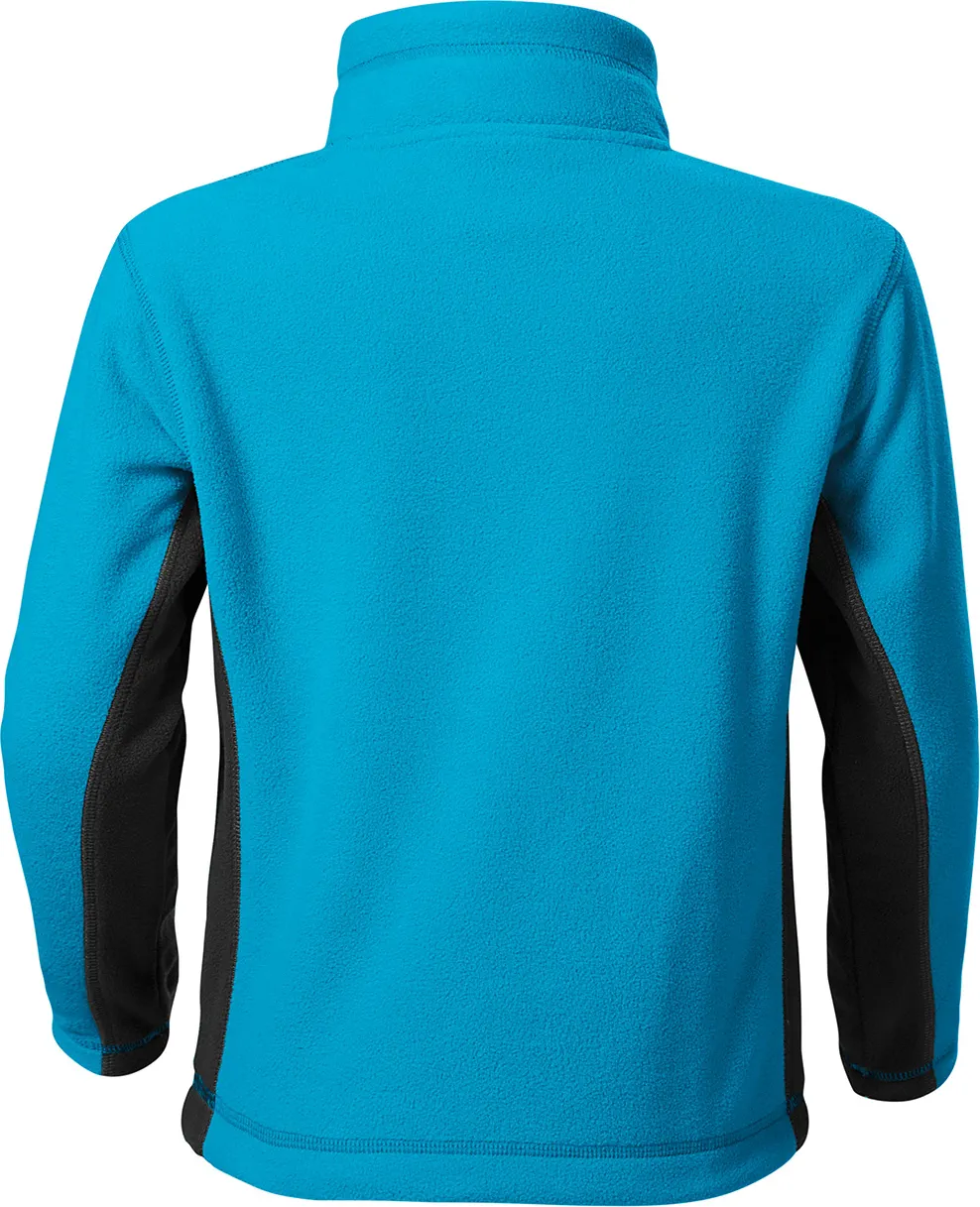 malfini-529-frosty-fleece-kinder-tuerkisblau-back-5 MALFINI Fleecejacke Kinder Frosty 529