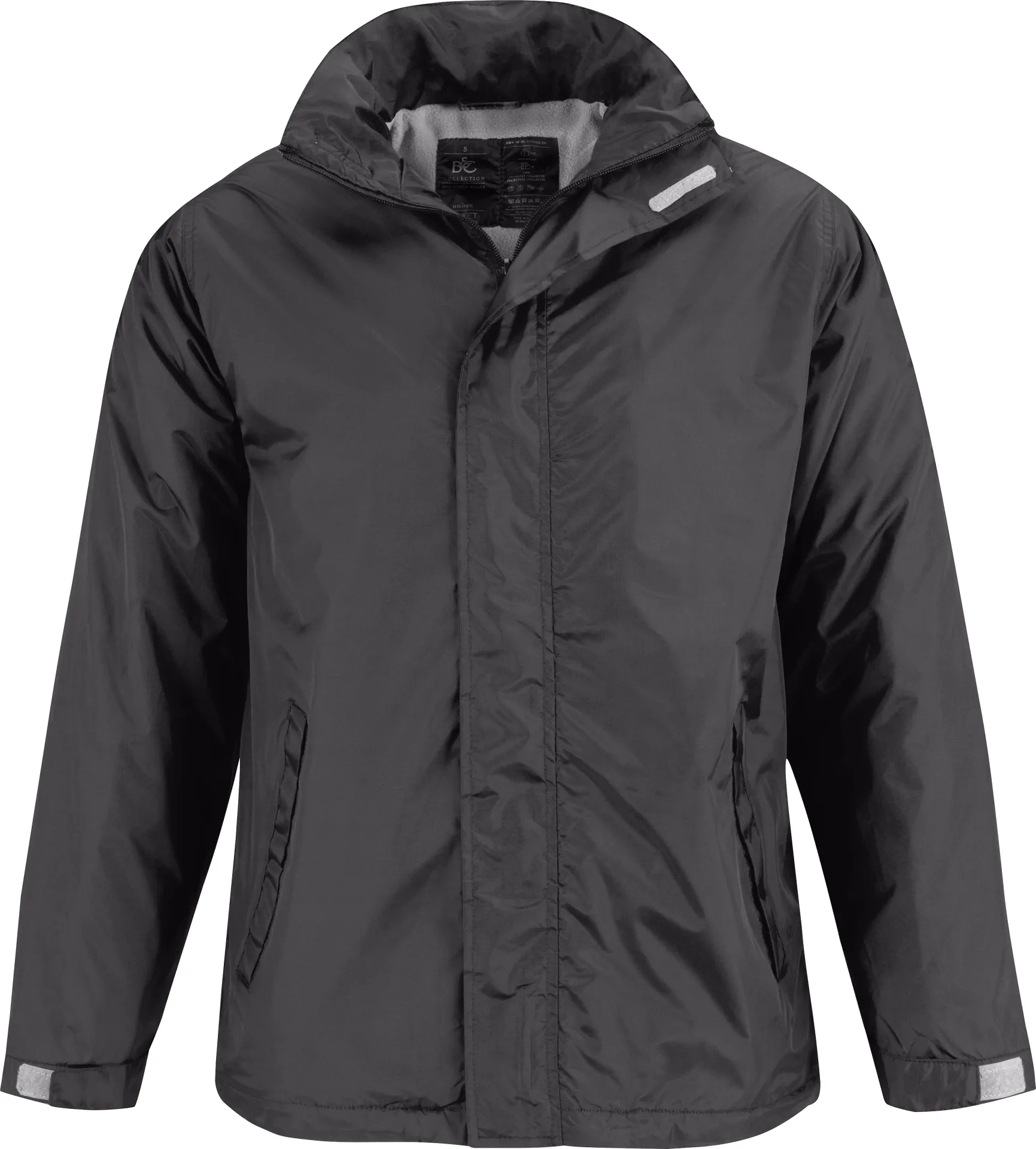 BC-JU824-OceanShore-darkgrey-0 B&C Ocean Shore Jacket