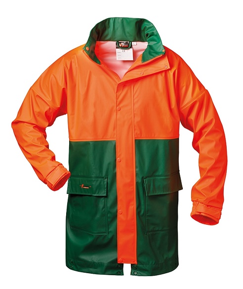 NORWAY PU-Stretch Forst-Regenjacke PAPPEL