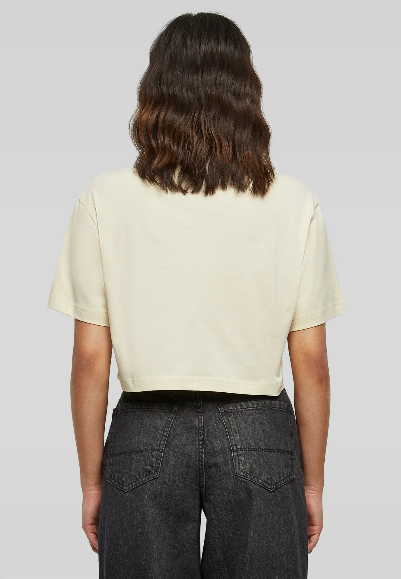 Build Your Brand Ladies Short Oversized Tee