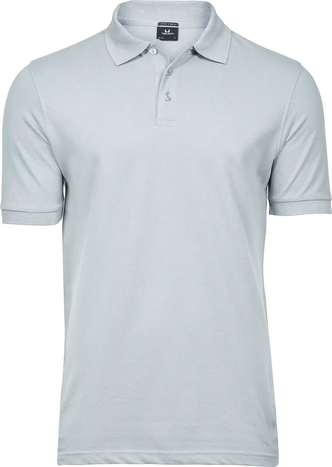 tee-jays-1405-mens-luxury-stretch-poloshirt-iceblue-front-1 Tee Jays Men's Luxury Stretch Polo