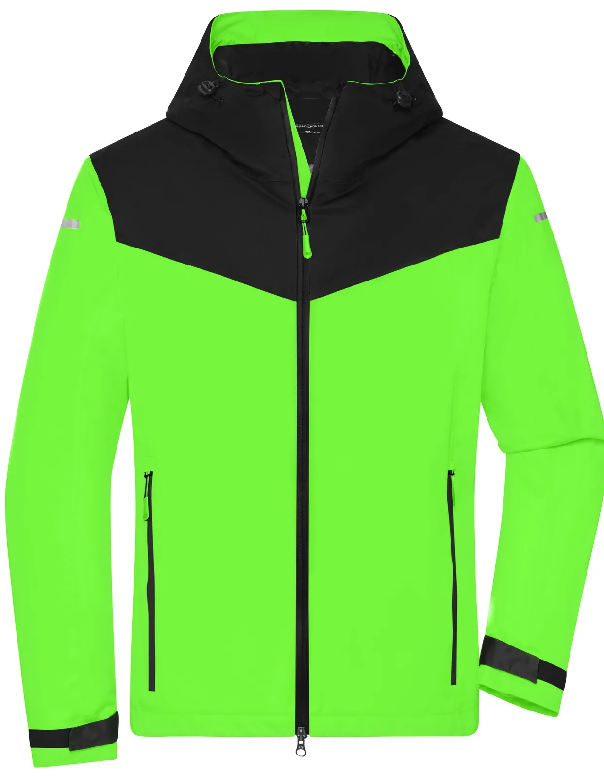 bright green/black 