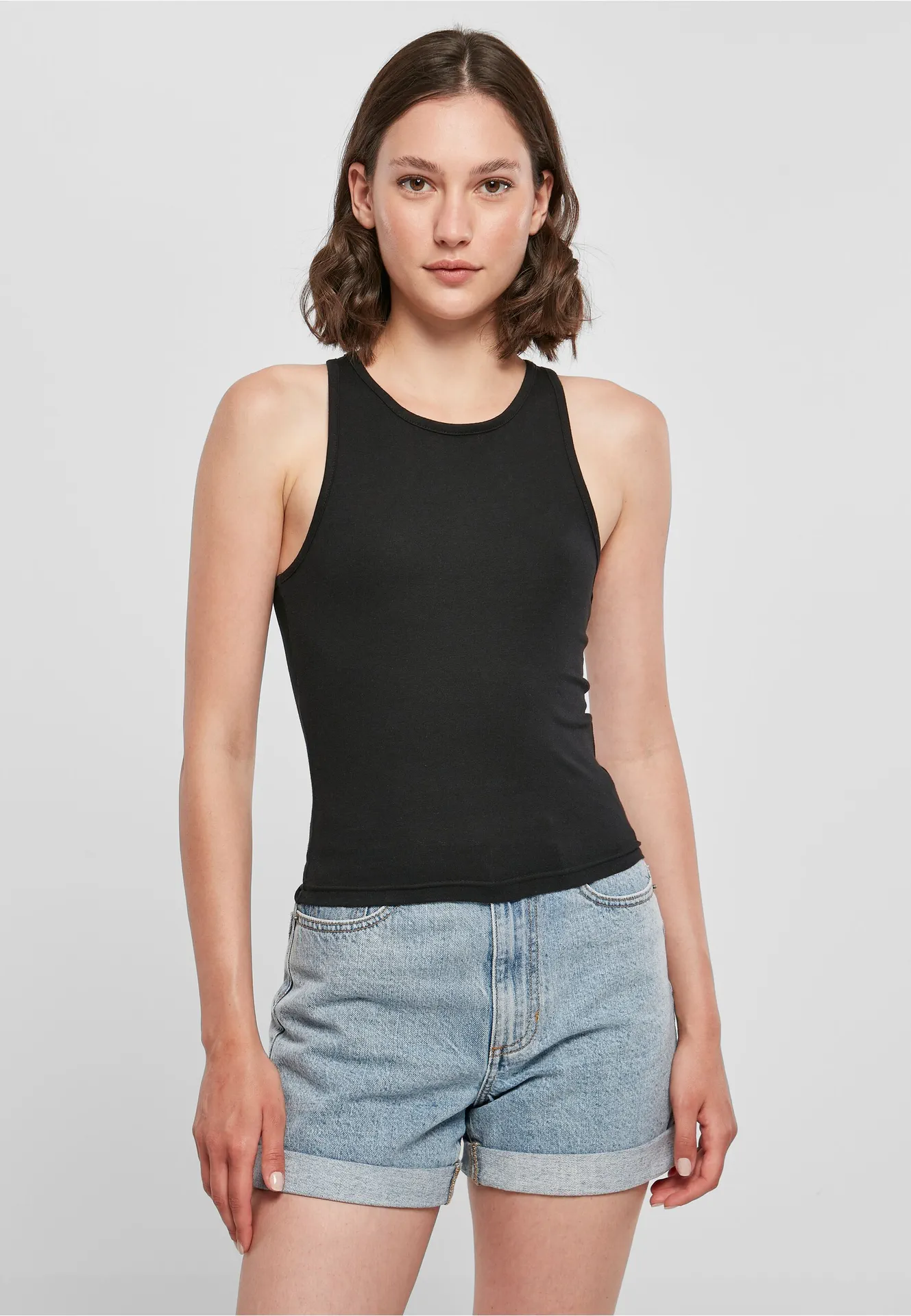 Build Your Brand Ladies Racer Back Top