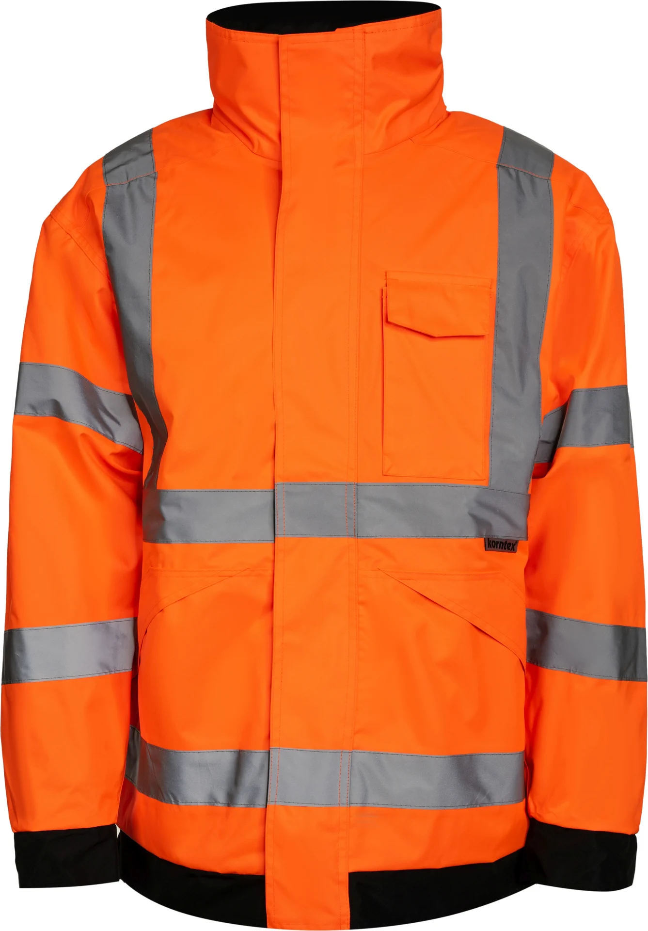 korntex-kxrlj-hi-vis-light-rain-jacket-kaunas-signalorange-front-4 Korntex Hi-Vis Light Rain Jacket Kaunas
