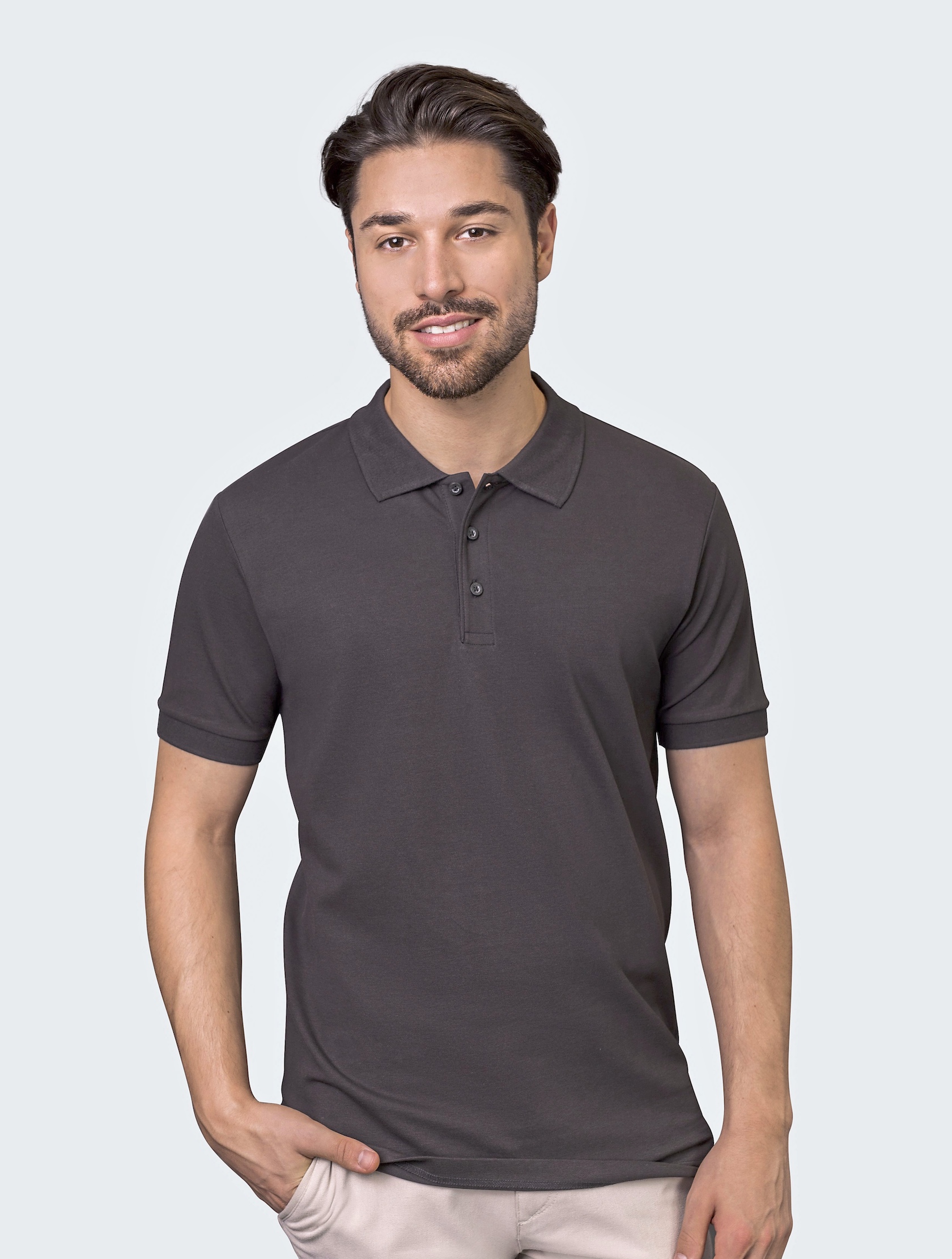 HRM Herren Luxury Stretch Polo HRM Herren Luxury Stretch Polo