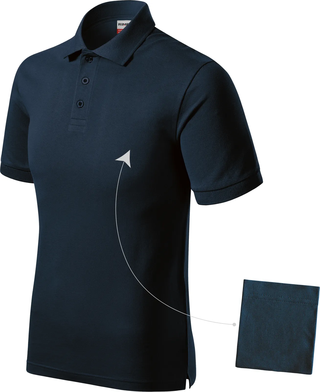 RIMECK Polohemd Resist Heavy Polo R20