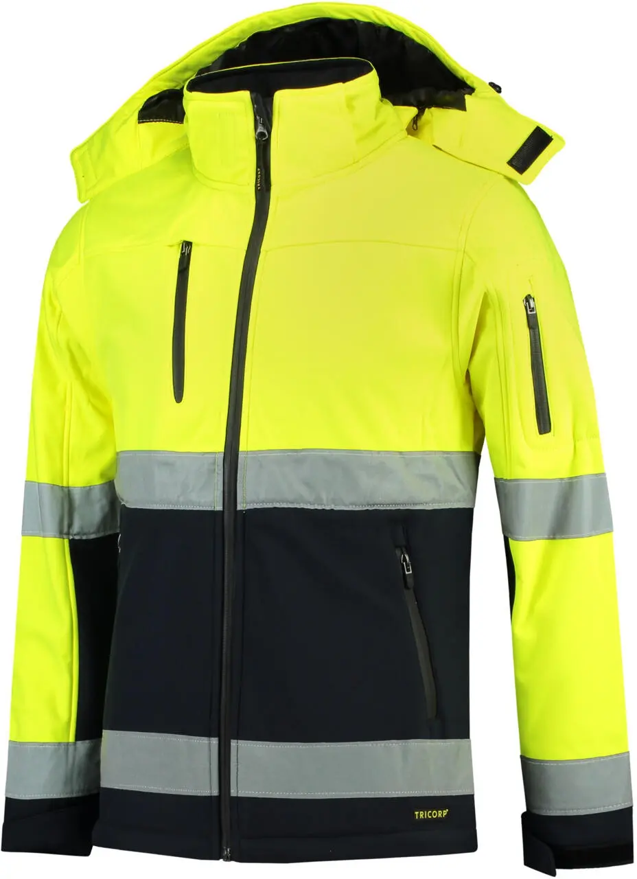 TRICORP Bi-Color EN ISO 20471 Softshell T52