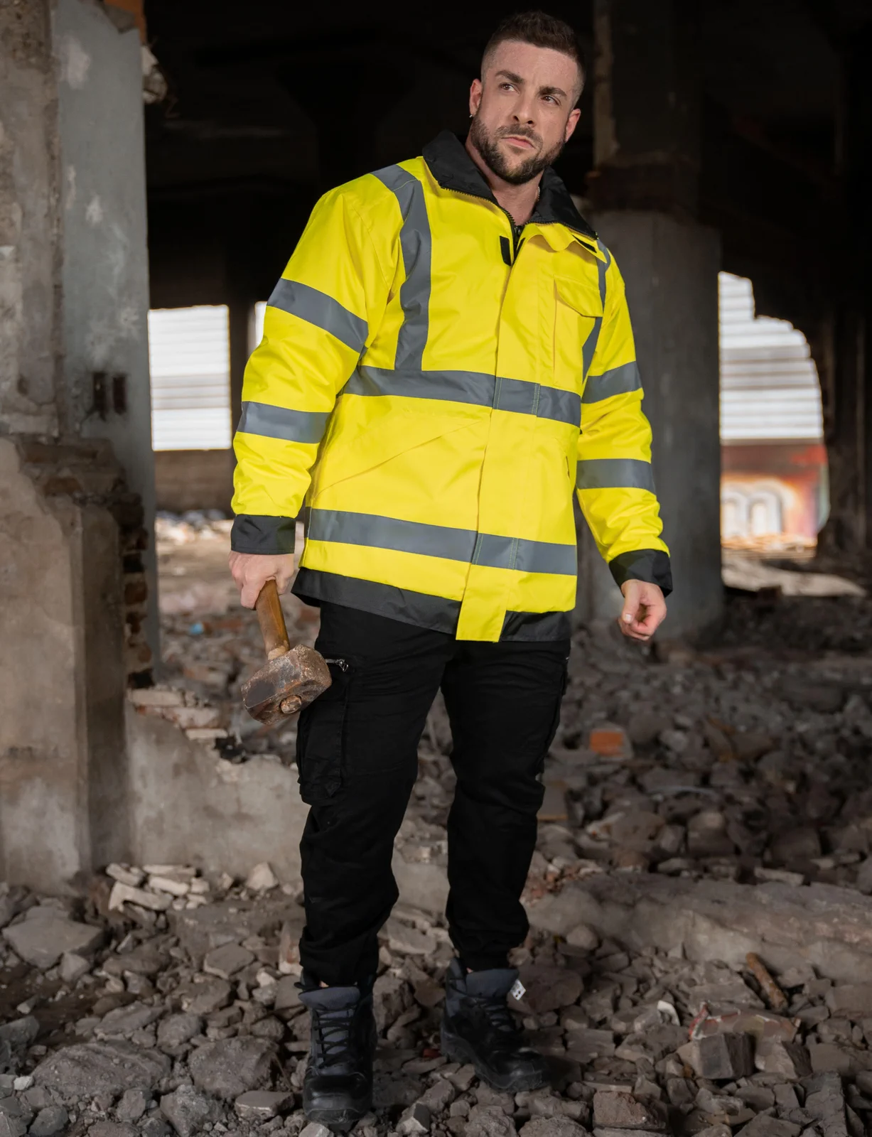 Korntex Premium Hi-Vis Rain-Jacket Tampere