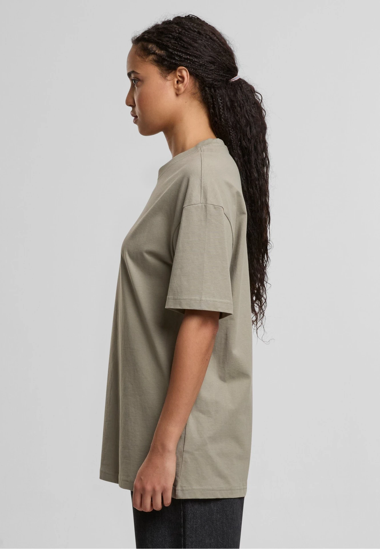 Build Your Brand Ladies Oversized Boyfriend Tee