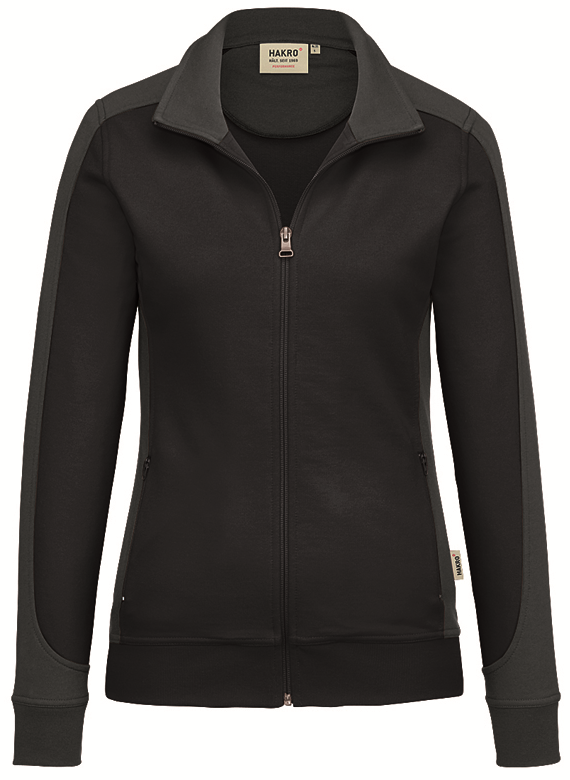 HAKRO Damen-Sweatjacke 277 Contrast Mikralinar®