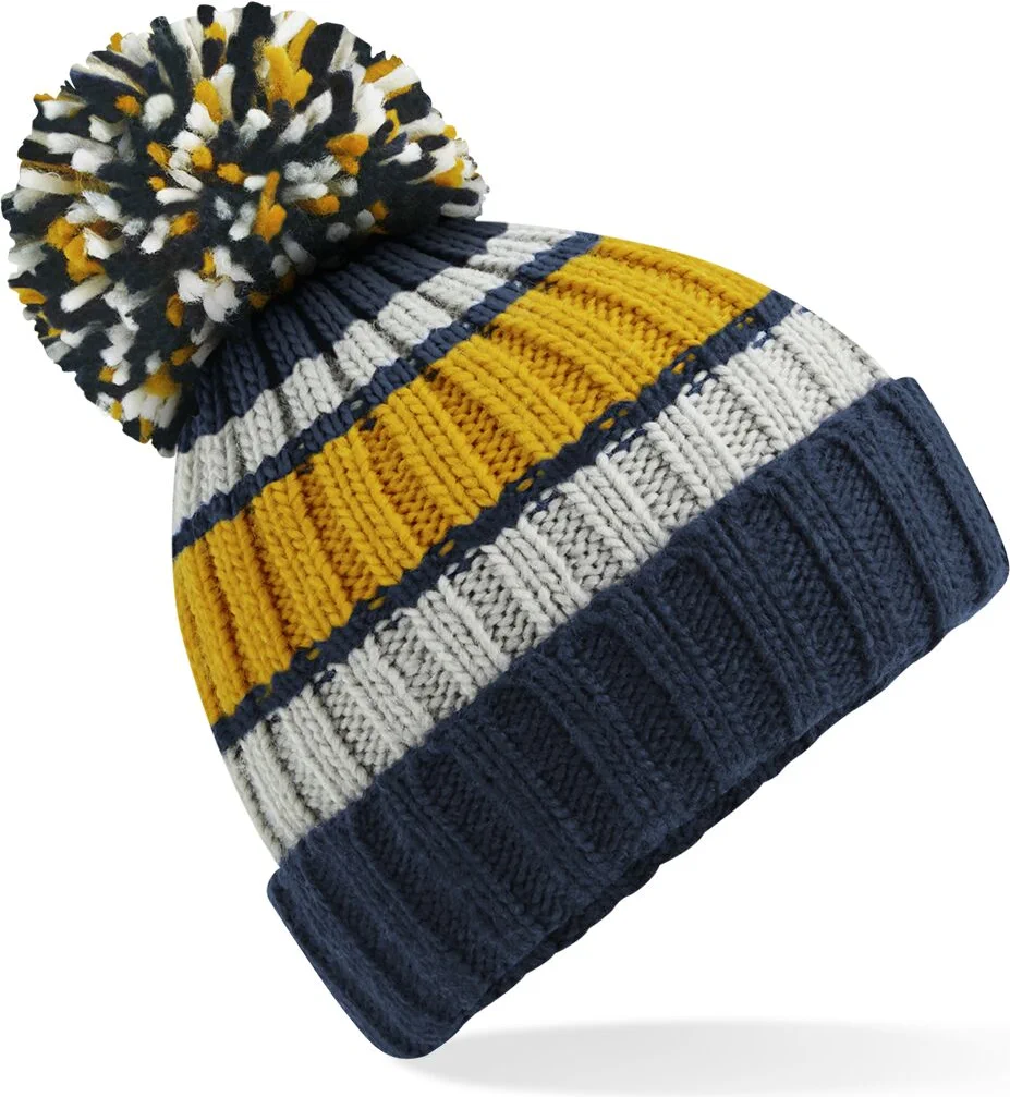 Beechfield Hygge Striped Beanie