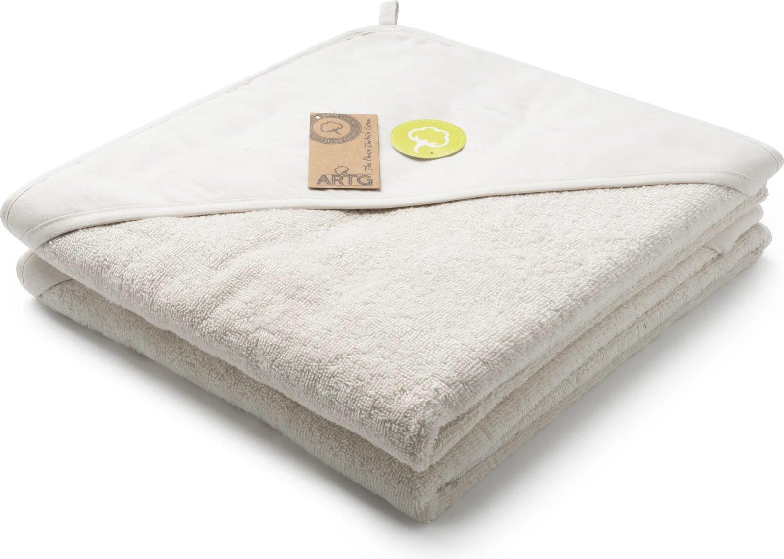 artg-ar732-print-me-baby-hooded-towel-cream-front-1 ARTG PRINT-Me® Baby Hooded Towel