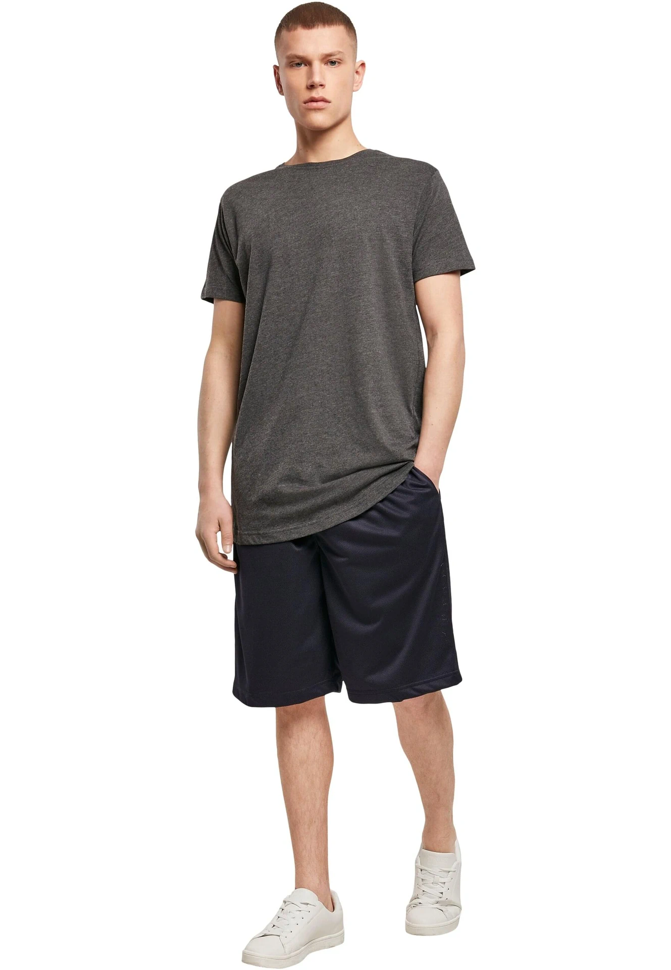 Build Your Brand Shaped Long Tee