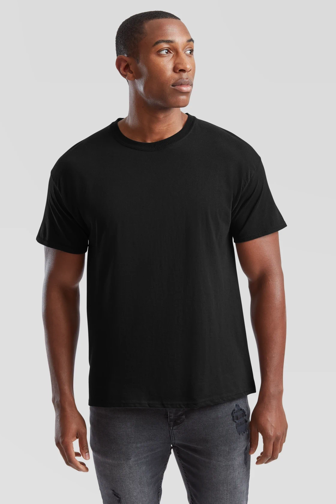 fruit-of-the-loom-61-082-0-original-t-shirt-black-model-0 F.O.L. Original T