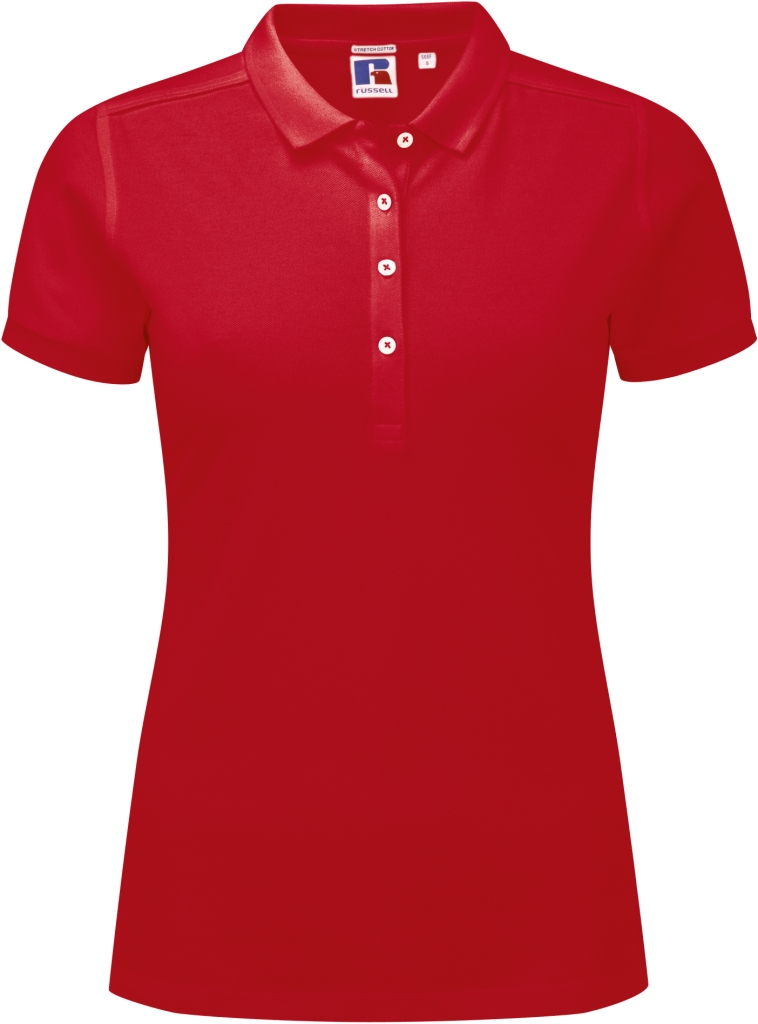 Russell Ladies Fitted Stretch Polo Russell Ladies Fitted Stretch Polo