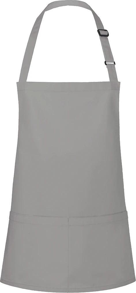 KARLOWSKY kurze Latzschürze Basic mit Schnalle und Tasche