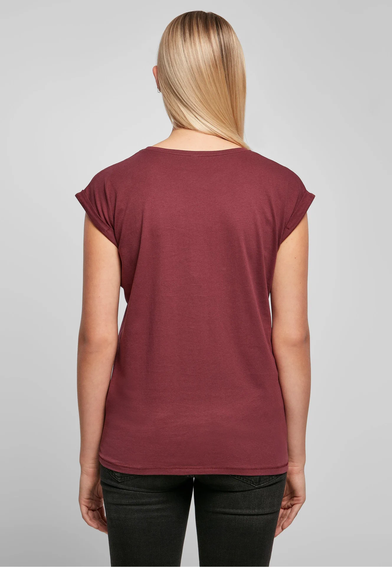 Build Your Brand Ladies Extended Shoulder Tee