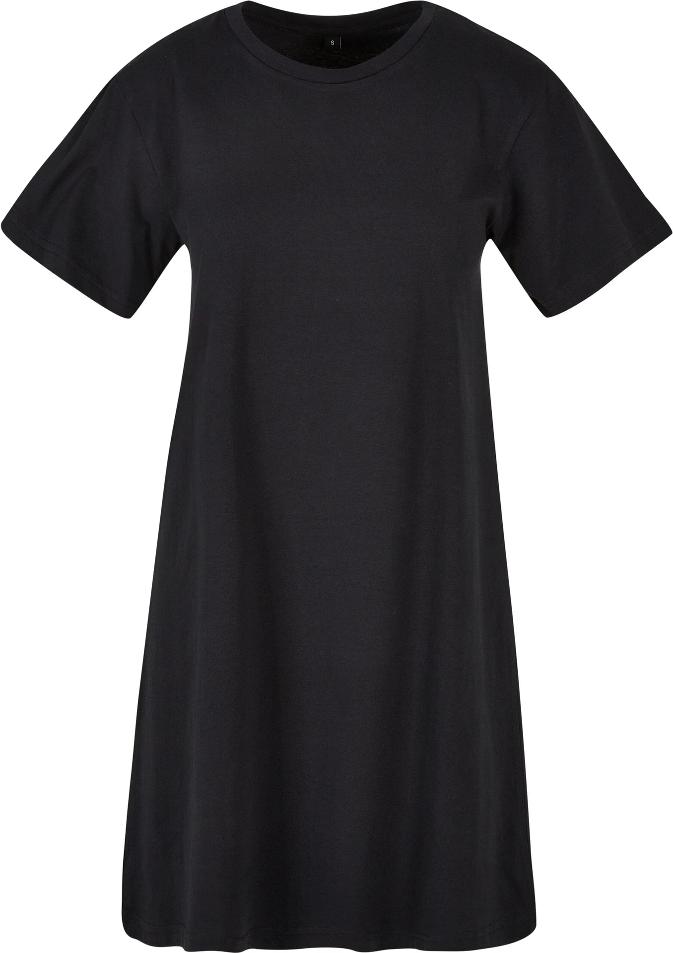 BYB-BY214-ladies-t-shirt-dress-black-front-4 Build Your Brand Ladies Tee Dress