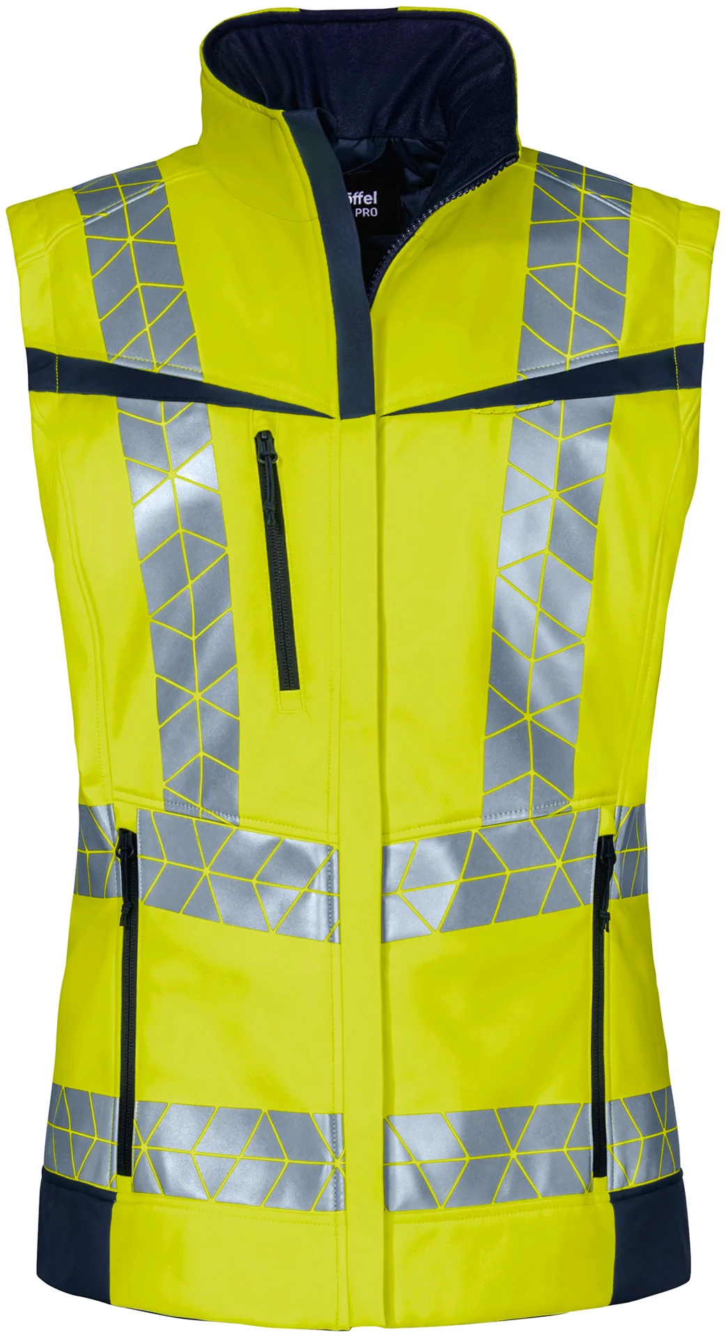 Schöffel PRO 7725 Damen LEUCHTKEGEL WINTER Warnschutz Softshell Weste