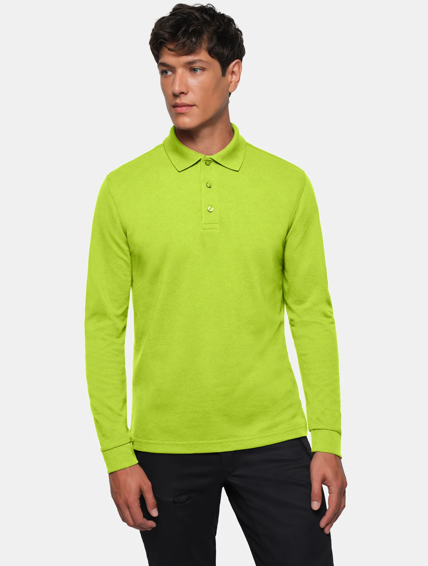 HAKRO Longsleeve-Poloshirt 815 Mikralinar®