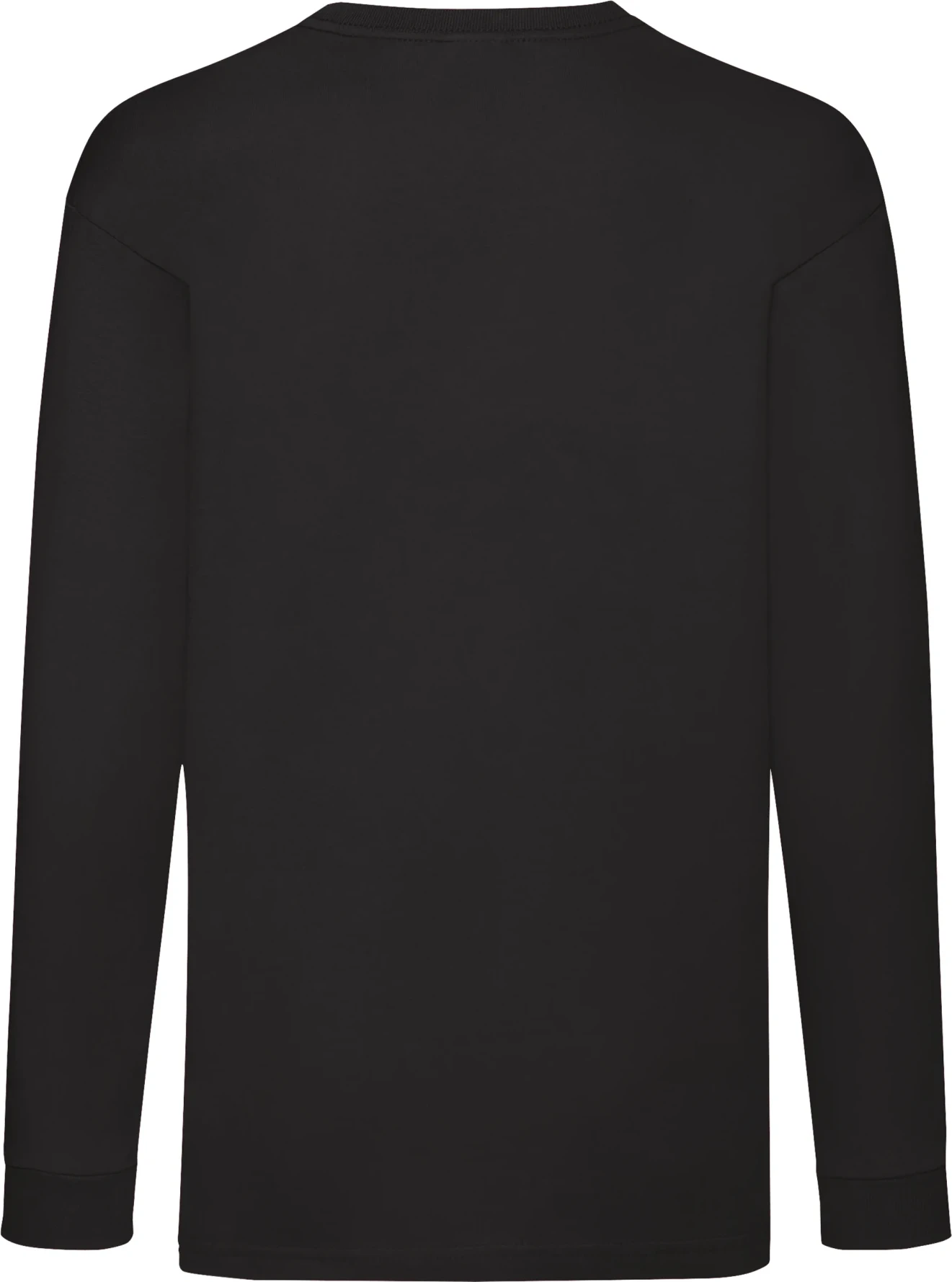 fruit-of-the-loom-61-007-0-kids-valueweight-long-sleeve-t-shirt-black-6 F.O.L. Long Sleeve Valueweight T Kids