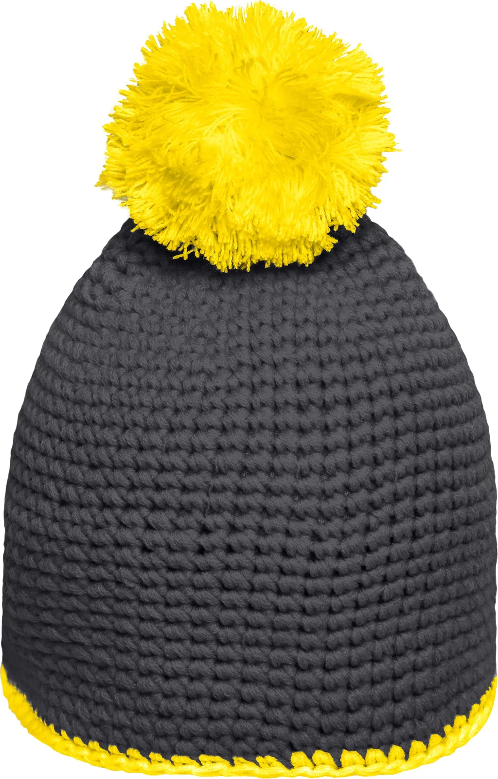 myrtle beach Pompon Hat with Contrast Stripe