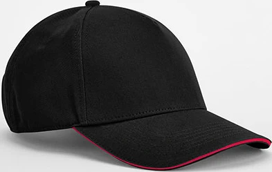 Beechfield EarthAware® Classic Organic Cotton 5 Panel Cap - Sandwich Peak