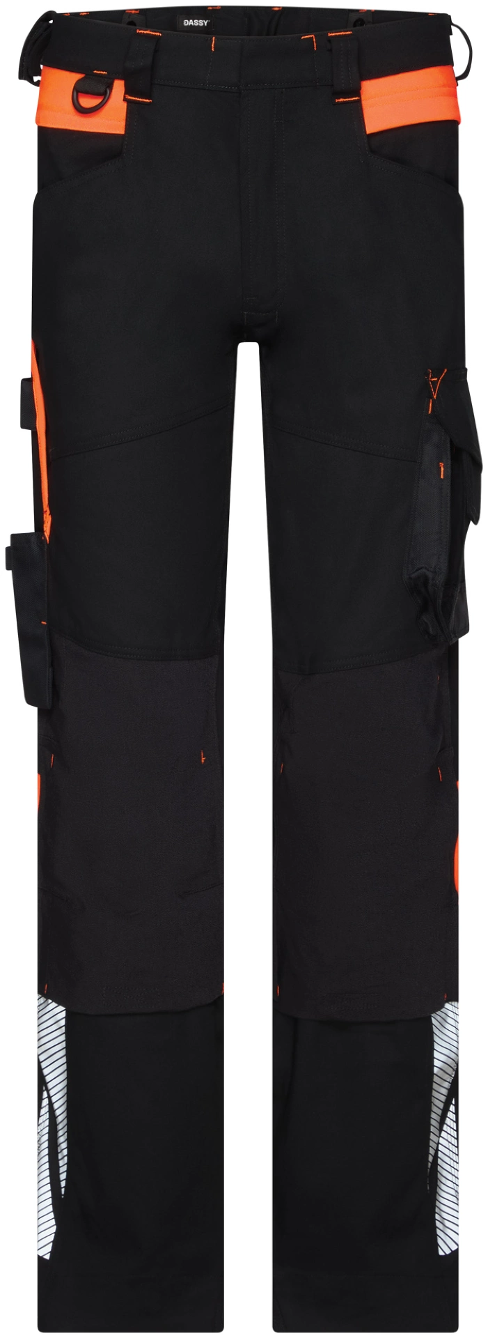 schwarz/neonorange