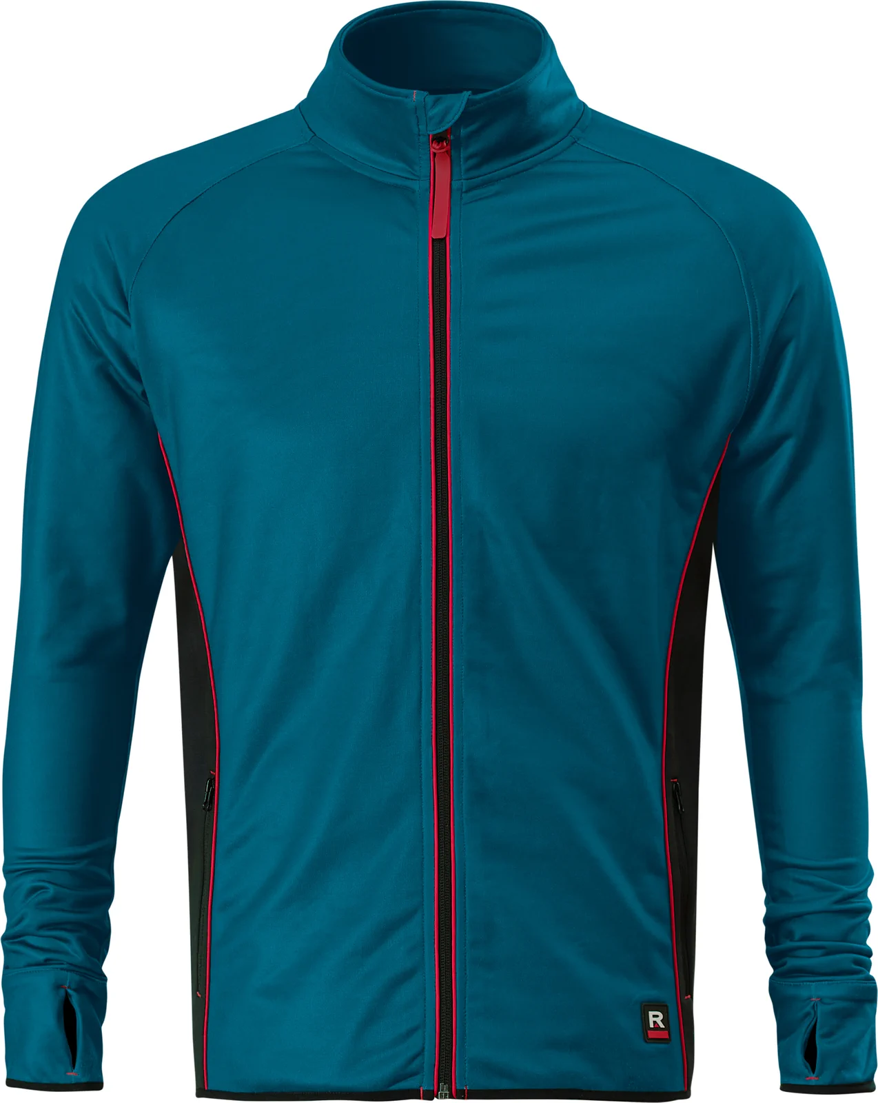 rimeck-w41-stretch-fleece-vertex-petrolblau-front-2 RIMECK Stretch fleece Vertex W41
