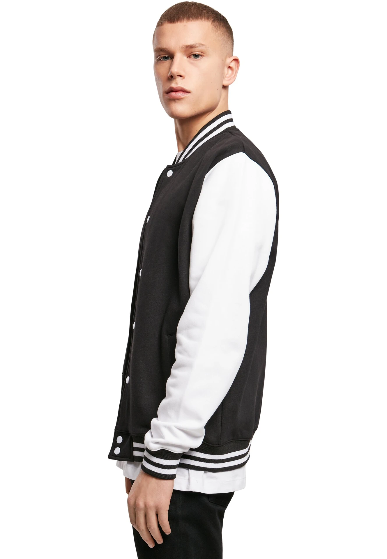 Build Your Brand Sweat College Jacket