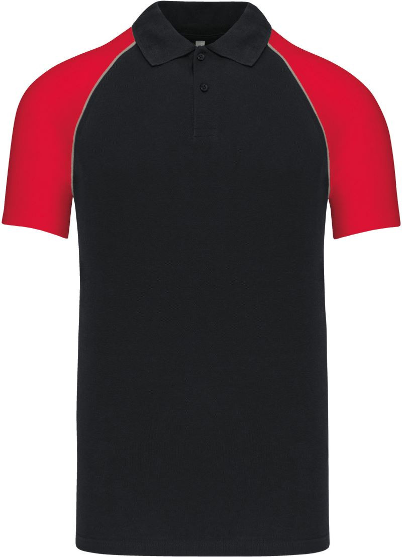 Kariban Baseball Piqué Polo Shirt Kariban Baseball Piqué Polo Shirt