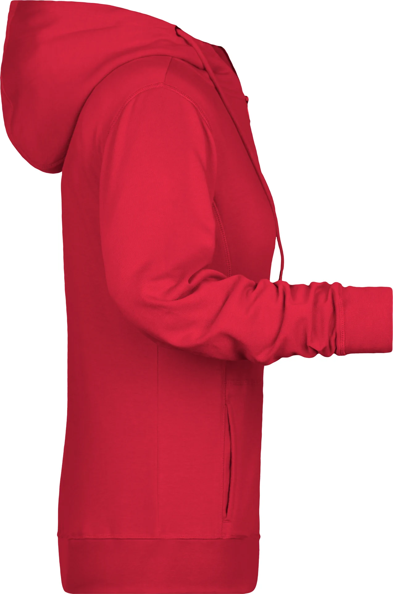 James & Nicholson Ladies Zip-Hoody
