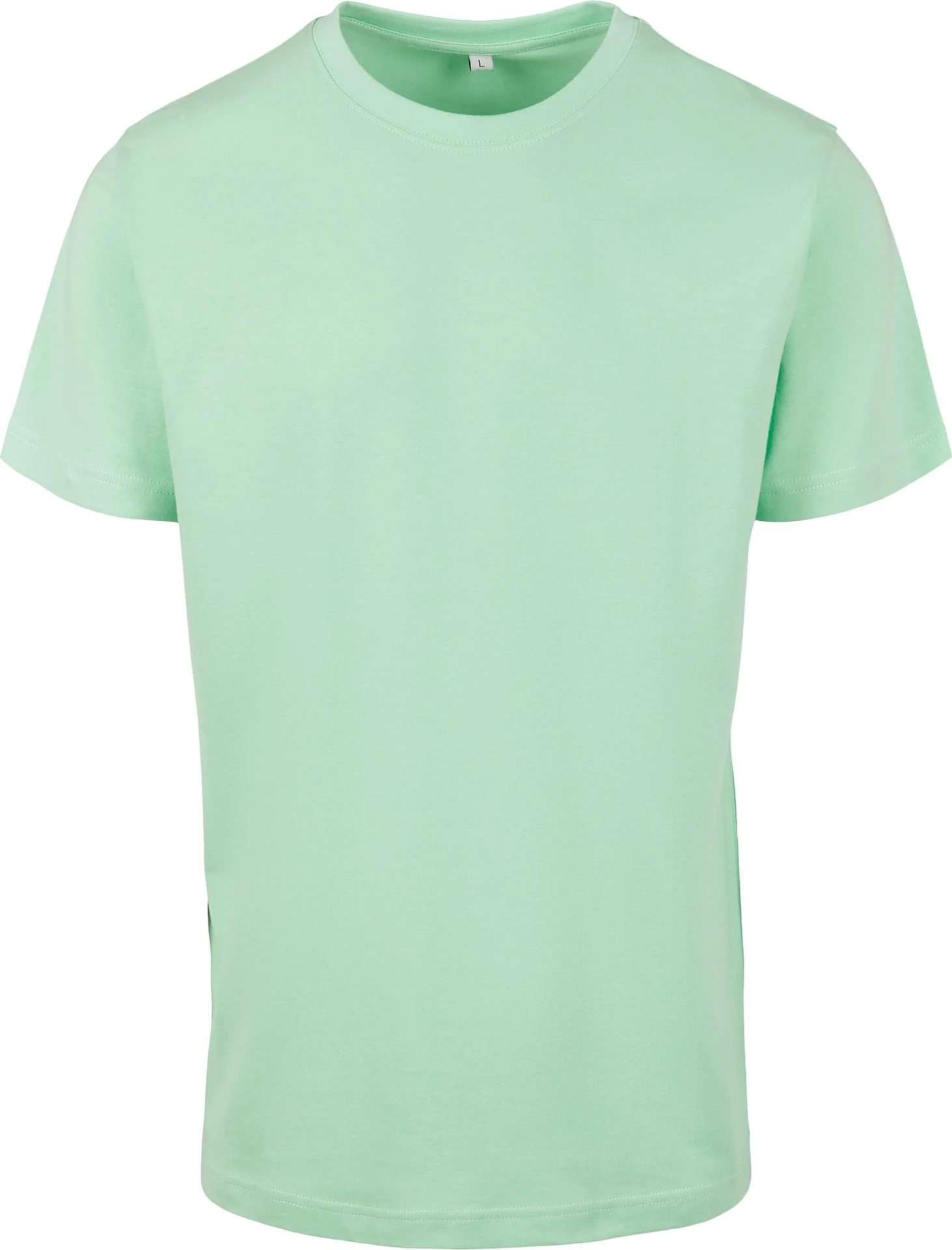 BYB-BY004-t-shirt-round-neck-neomint-front-4 Build Your Brand T-Shirt Round Neck