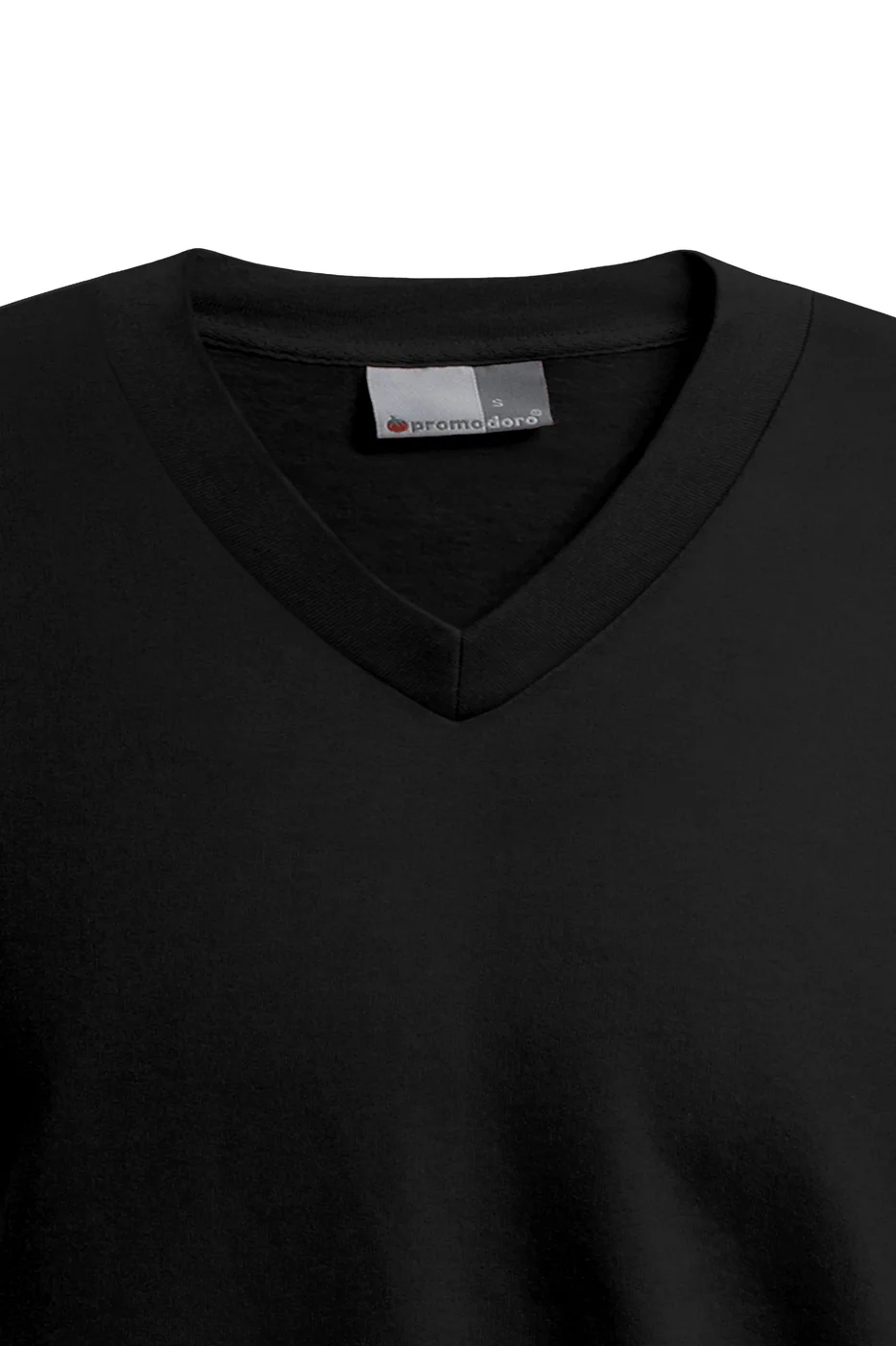 promodoro-5025-mens-v-neck-sweater-black-detail-7 Promodoro Men's V-Neck Sweater